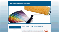 Desktop Screenshot of 123malovani.cz