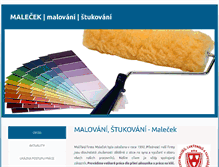 Tablet Screenshot of 123malovani.cz